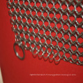 304 / 316l en acier inoxydable anti-coupe en métal anneau mailles chainmail